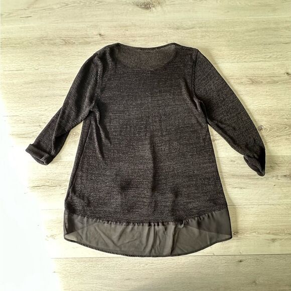 Peter Nygard Lightweight 3/4 Sleeve Sweater Black L NWOT - Picture 2 of 3